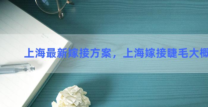 上海最新嫁接方案，上海嫁接睫毛大概多少钱